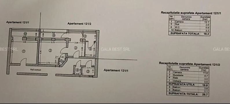 Sala Palatului, vanzare 2 spatii cazare AirBnb si Booking.